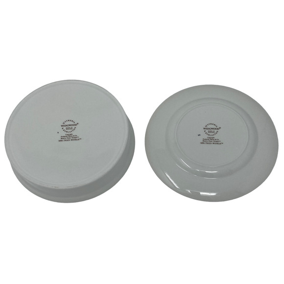 Peter Rabbit Wedgwood Mrs. Tiggy Winkle Childs Ceramic Plate And Bowl Set 6.5 In - Picture 2 of 9